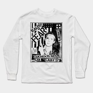 Fear Punk Flyer Long Sleeve T-Shirt